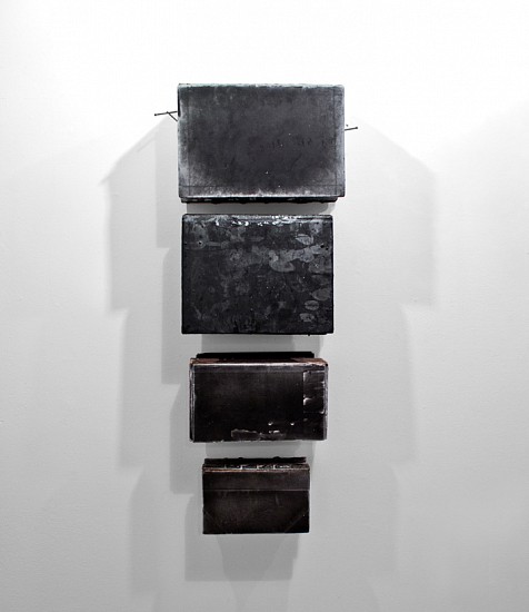 Nan Swid, Uploaded Black, 2013
Encaustic on mixed media, 24 x 8 inches (61 x 20 cm)
Sold