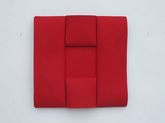Peter Weber, Square from the Depth FR6, 2010
Folded felt, 20 x 20 inches (51 x 51 cm)