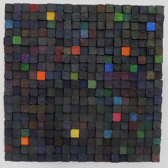 Carlos Estrada-Vega, Constantino, 2011
Oleopasto, wax, pigment, oil & limestone, 10.5 x 10.5 inches (27 x 27 cm)