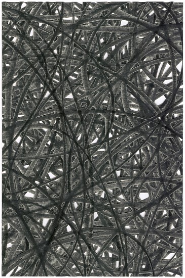Adam Fowler, Untitled (4 layers), 2007
Graphite on paper, hand cut, 11 x 7.25 inches (28 x 18.5 cm)