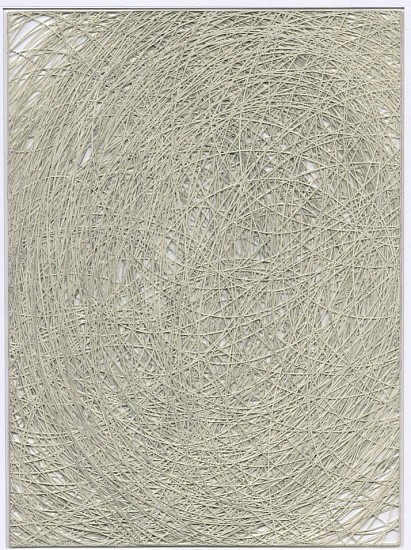 Adam Fowler, Untitled (6 layers), 2008
Graphite on paper, hand cut, 9.5 x 7 inches (49.5 x 18 cm)