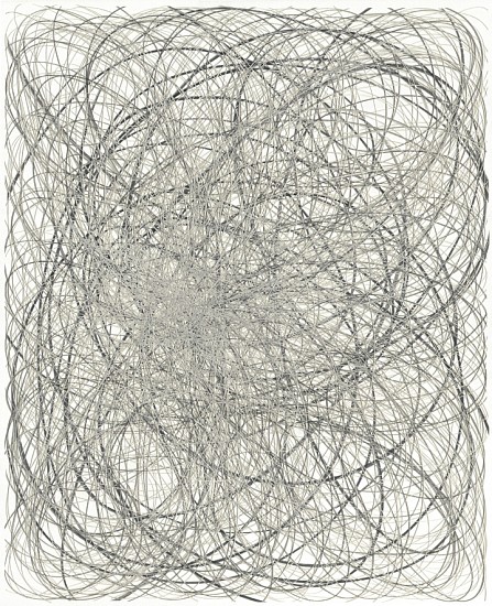 Adam Fowler, Untitled (4 Layers), 2012
Graphite on paper, hand cut, 14 x 11 inches (36 x 28 cm)