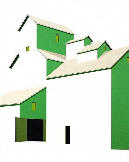 William Steiger, Green Elevator, 2006
60 x 48 inches (153 x 122 cm)