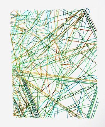 William Steiger, Untiled Drawing (The Ride), 2004
18 x 15 inches (46 x 38 cm)