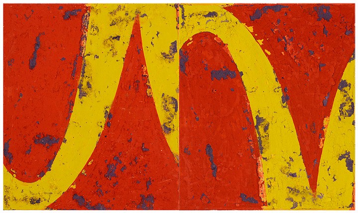 Rainer Gross, Double McD I, 2012
Oil and pigments on canvas, 21 x 18 inches each (in two parts) 21 x 36 inches (53 x 91 cm)