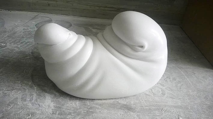 Venske &amp; Spänle, Wummy, 2014
Lasa marble, polished, 7.5 x 12 x 7.5 inches (19 x 30.5 x 19 cm)
