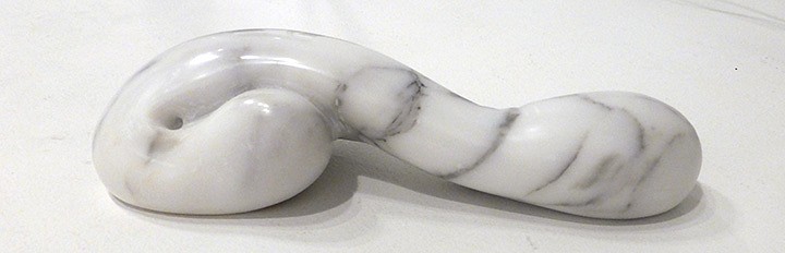 Venske &amp; Spänle, Wini, 2014
Cervaiole marble, polished, 2 x 12.5 x 3.5 inches (6 x 32 x 9 cm)
Sold