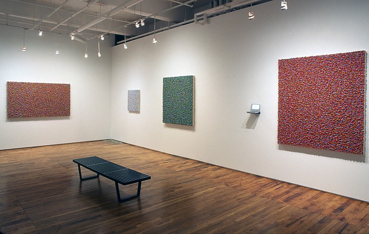 Robert Sagerman - Amassing Color - Installation View