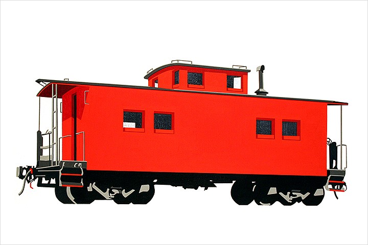 William Steiger, Caboose, 2006
Oil on linen, 20 x 30 inches (51.1 x 76 cm)
