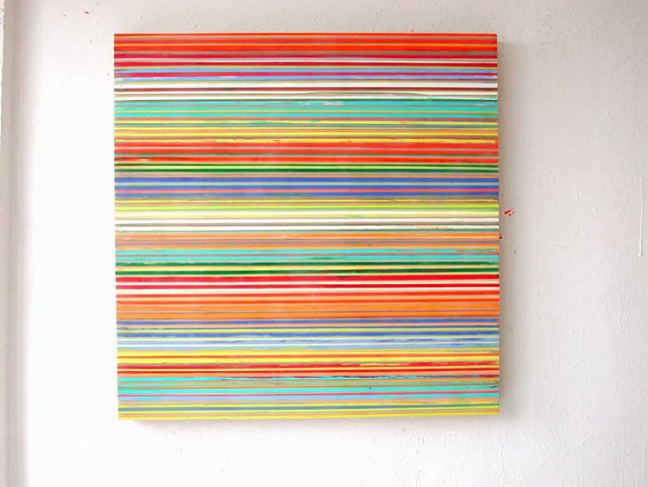 Markus Linnenbrink, You Will Be, 2005
Encaustic and pigments on wood, 39 x 39 inches (99 x 99 cm)