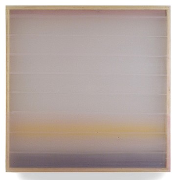 Heather Hutchinson, When This Dust Falls, 2005
Beeswax, pigment, Plexiglass, enamel and birch, 30 x 30 x 2.5 inches (76 x 76 x 6 cm)