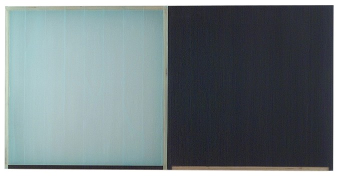 Heather Hutchinson, Night as Clear as Day, 2005
Beeswax, pigment, Plexiglass, enamel and birch, 30 x 60 x 2.5 inches (76 x 152 x 6 cm)