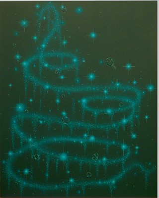 Steve DeFrank, Bippity Boppity Boo, 2008
Casein on panel, 60 x 48 x 2 inches (152.5 x 122 x 4 cm)