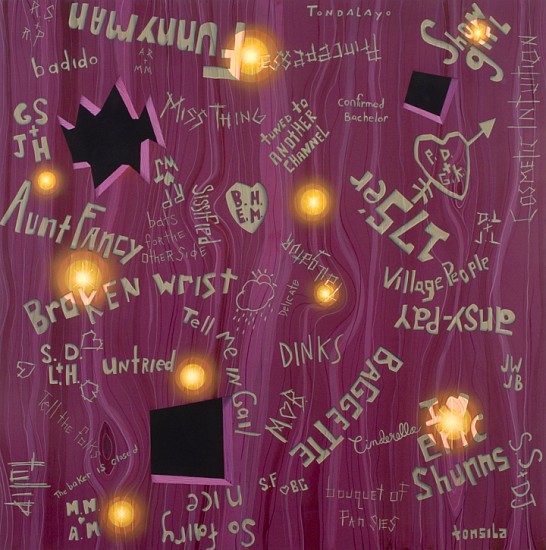 Steve DeFrank, Fairy Nice, 2007
Casein on panel, 48 x 48 x 2 inches (122 x 122 x 4 cm)