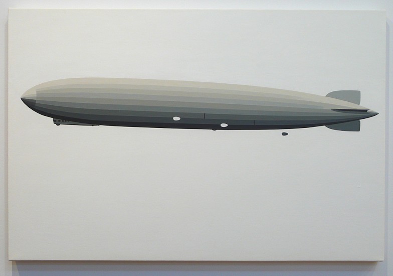 William Steiger, Transatlantic Flight, 1998
Oil on canvas, 30 x 45 inches (76 x 114 cm)