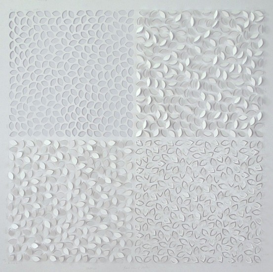 Jaq Belcher, Fixed Cross of Matter, 2014
Hand-cut paper, Framed: 31.75 x 31.75 inches (81 x 81 cm)