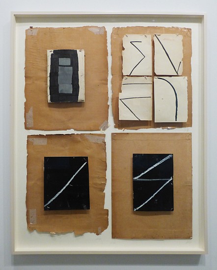 Nan Swid, Black Four, 2011-2012
Mixed media on paper, Framed: 49.25 x 40.5 inches (125 x 103 cm)