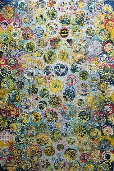Nobu Fukui, Brazil, 2012
Beads and mixed media on canvas over panel, 72 x 48 inches (183 x 122 cm)