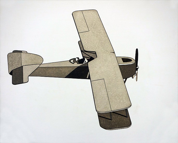 William Steiger, Biplane, 2015
Oil on linen, 16 x 20 inches (41 x 51 cm)