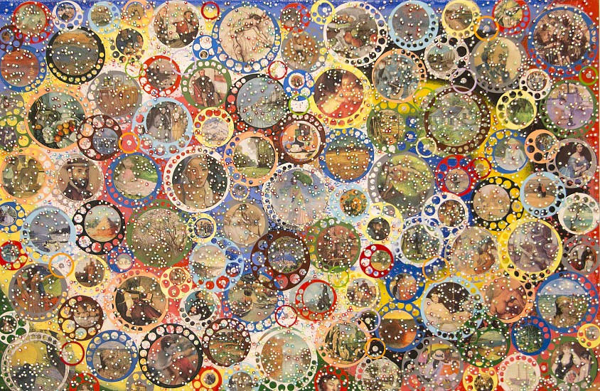Nobu Fukui, Beautiful, 2017
Beads and mixed media on canvas over panel, 32 x 48 inches (81 x 122 cm)