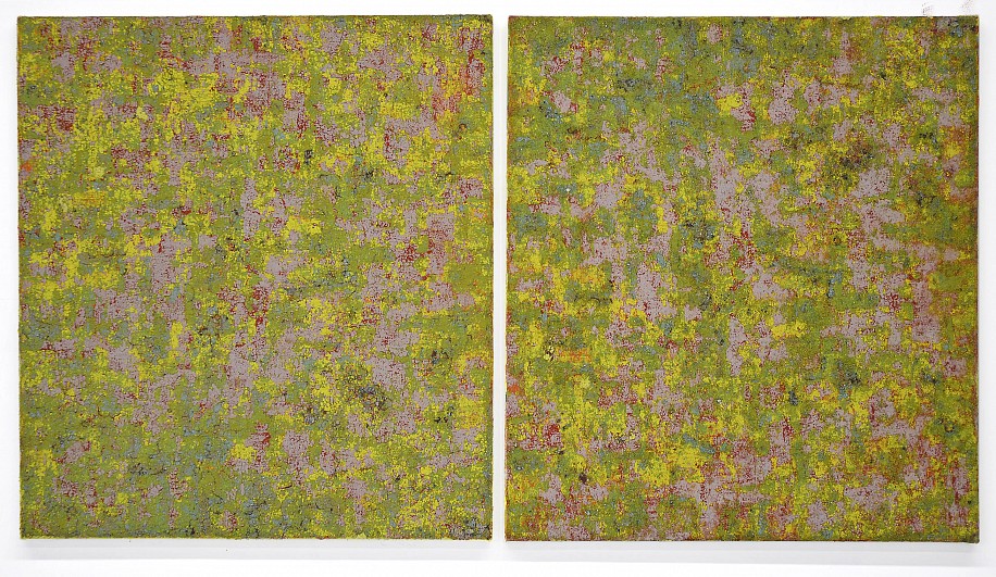 Rainer Gross, Lenk Twins , 2018
Oil and pigments on canvas
40 x 36 inches (102 x 91 cm) each | 40 × 73 inches (102 x 185 cm) total