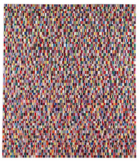 Omar Chacon, Thinking of Ghana, 2018
Acrylic on canvas, 30 x 26 x 1.5 inches (76 x 66 x 4cm)