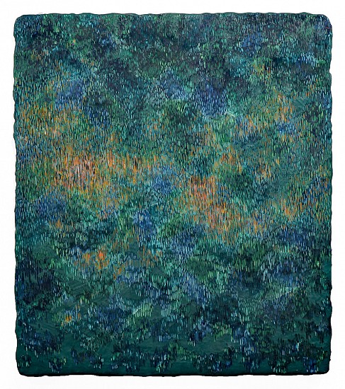Karin Waskiewicz, Komorebi II, 2020
Acrylic on wood panel, 21 x 19 inches (53.3 x 48.3 cm)